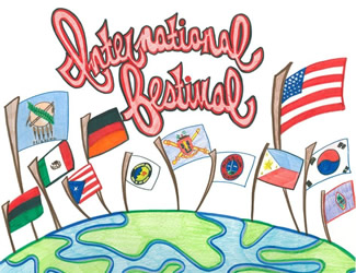 International Food Festival Clipart 