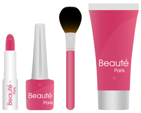 Cosmetic Product Clip Art, Vector Cosmetic Product 