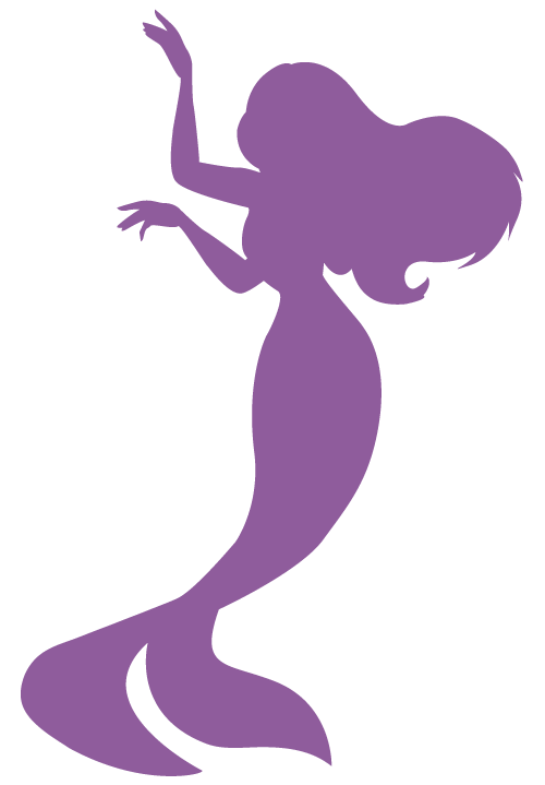 Free Little Girl Mermaid Silhouette, Download Free Little Girl Mermaid