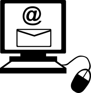 Email On Computer clip art 