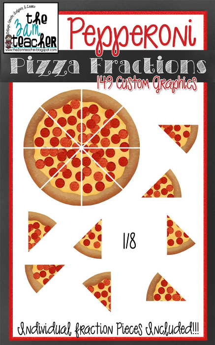 pizza fractions clipart - photo #22
