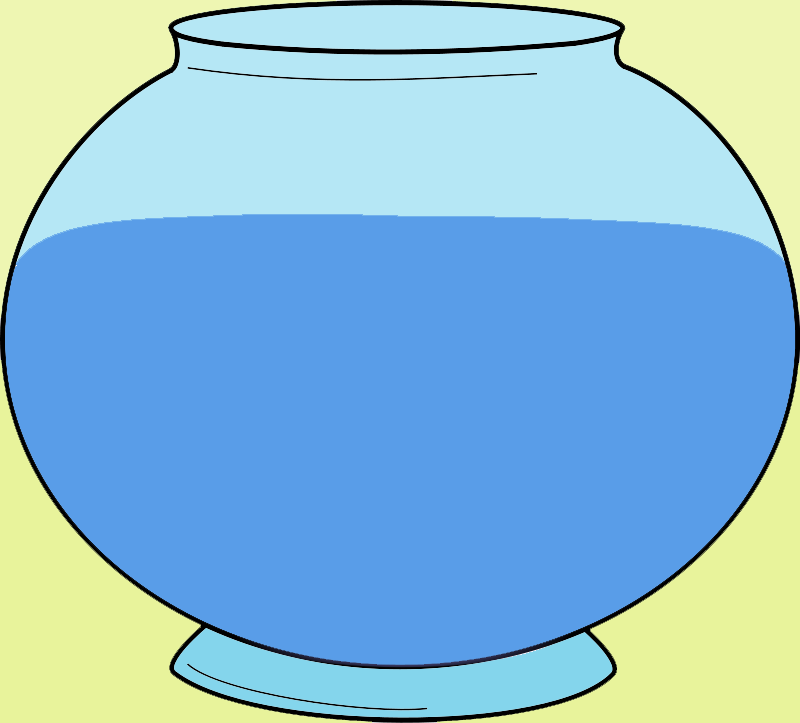 Fish bowl bowl fish clip art download image