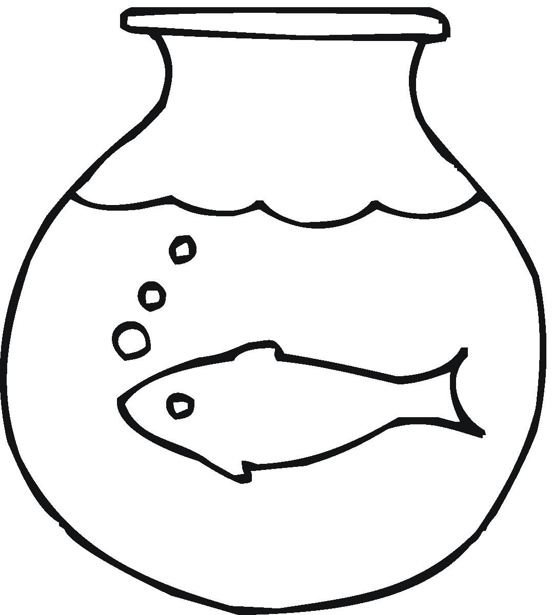 Fish bowl clip art clipart image