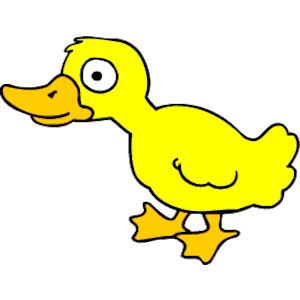 Duck clipart, cute duck clip art image