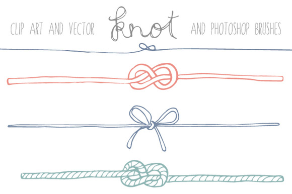 Handdrawn Knot Clip Art ~ Illustrations on Creative Market