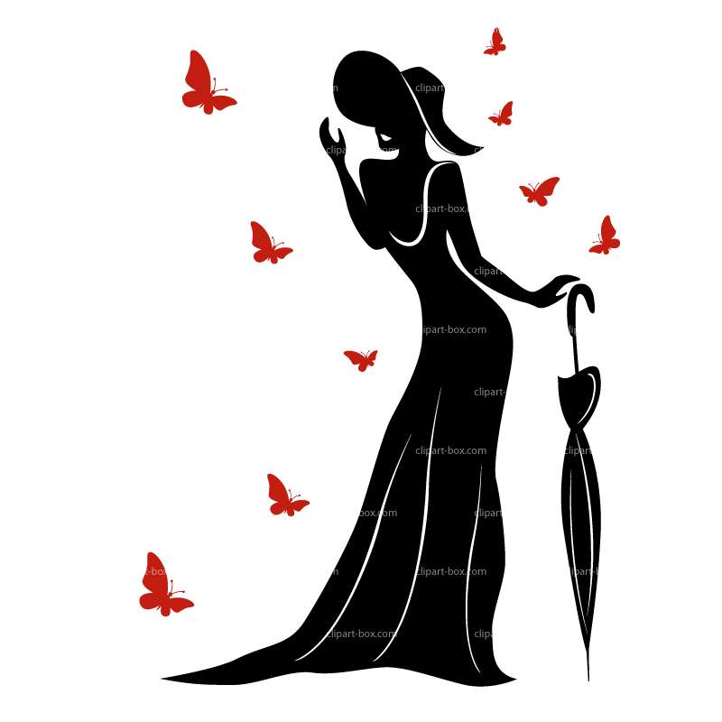 Classy Lady Clipart