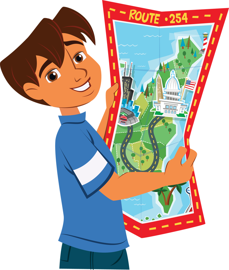 map reading clipart - photo #10