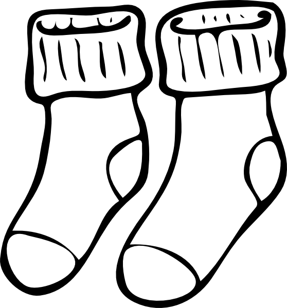 Free Socks Clipart Black And White Download Free Clip Art Free Clip