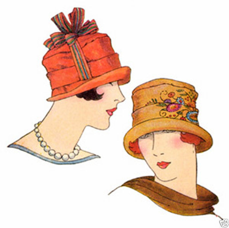 Vintage 1920 Fashion Clipart