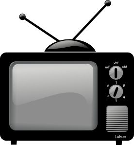 Old Television clip art 
