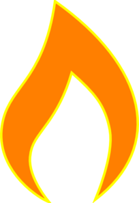 Flame For Title Pg Clip Art
