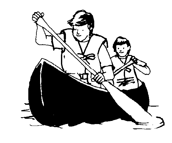 clipart canoe kayak - photo #41