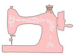 Sewing machines illustrations
