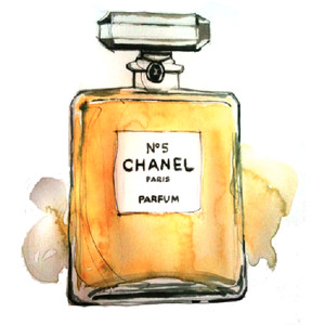 Chanel perfume clip art 