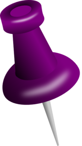 Purple Tack Clip Art 