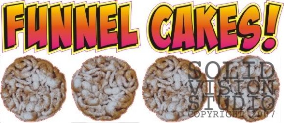 Funnel Cake Concession Stand Clipart