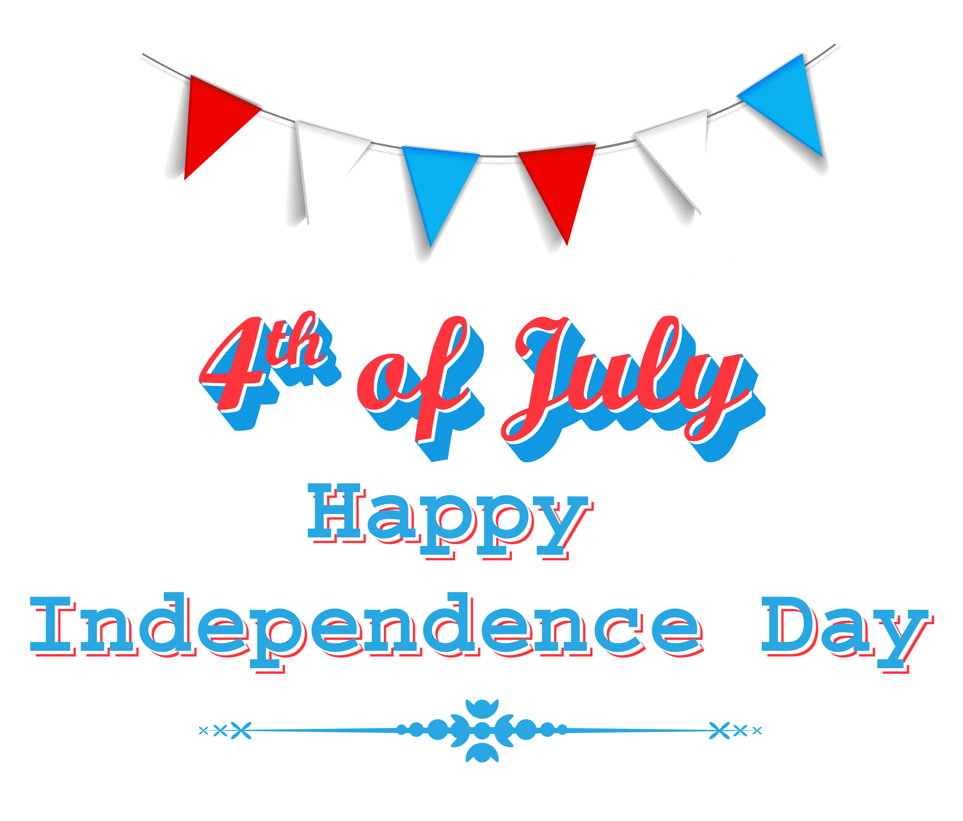 4th of july independence day on fourth of july clip clipart