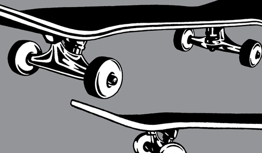 Skateboard clipart free clipart image image