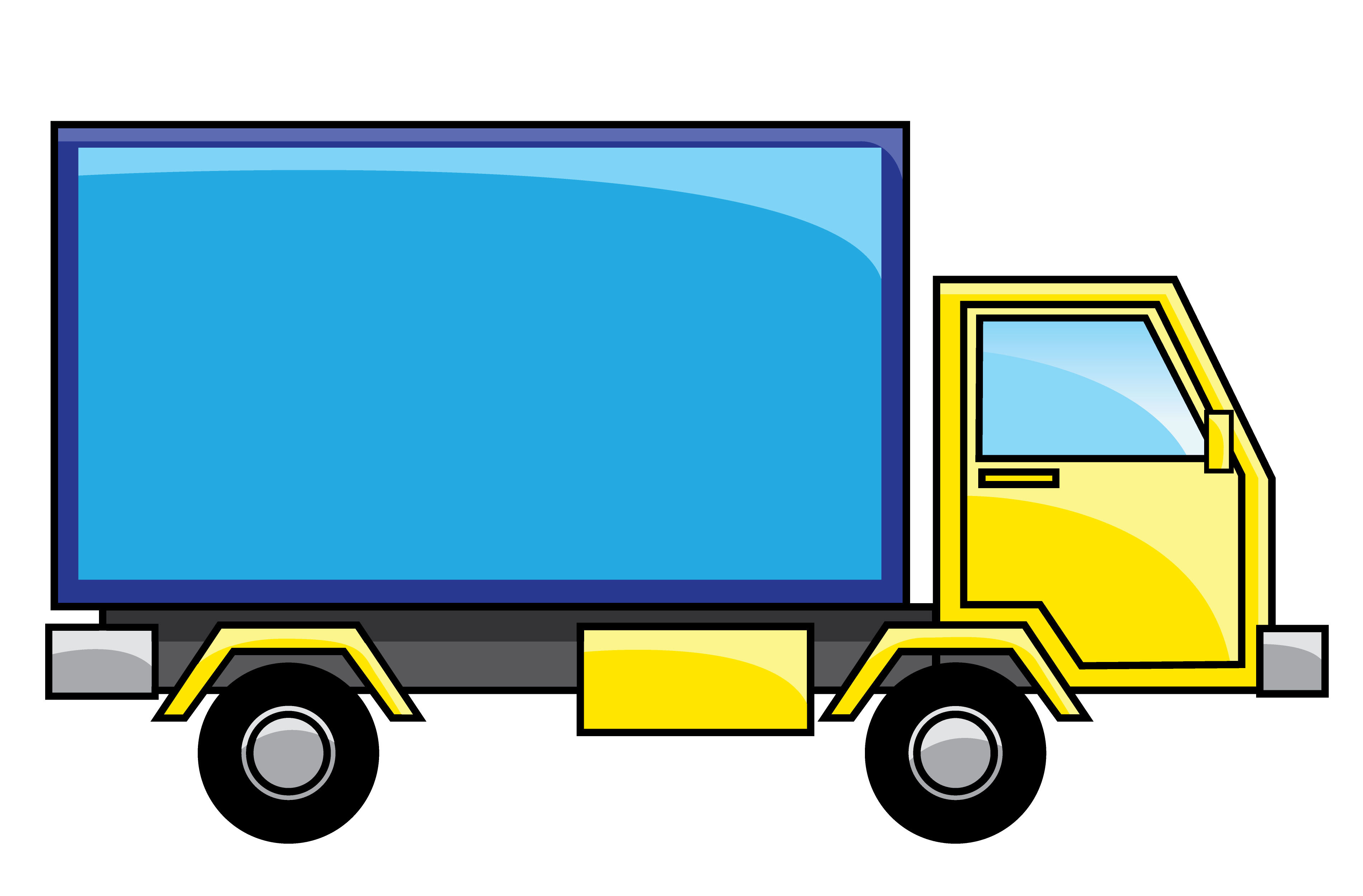 Free truck clipart image