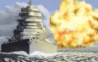 Free Military Battleship Clipart