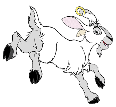 Dame Djali Hunchback Of Notre Dame Disney Goat Clip Art Library