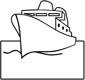 Ship Outline Clip Art