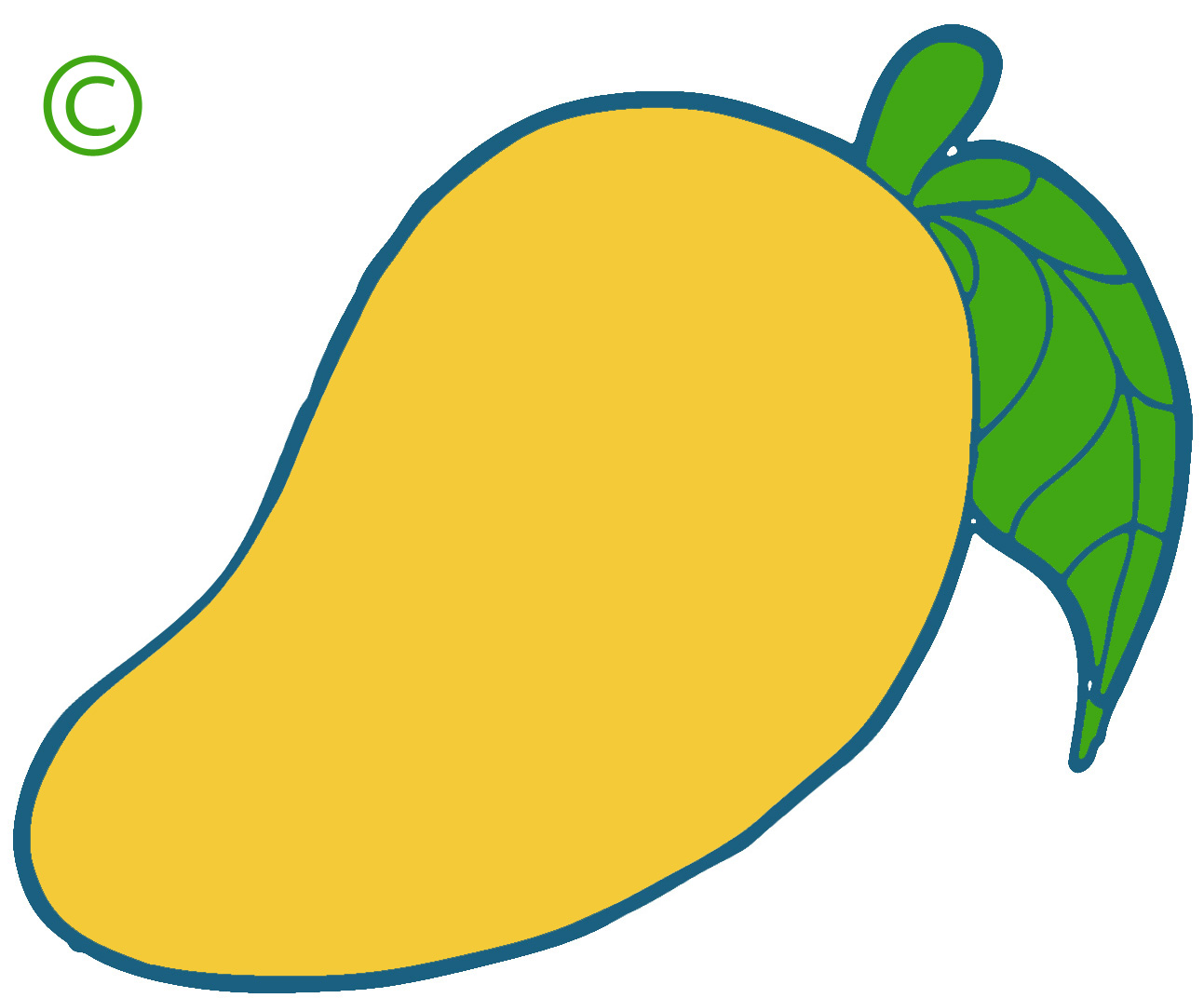 clipart image of mango - Clip Art Library
