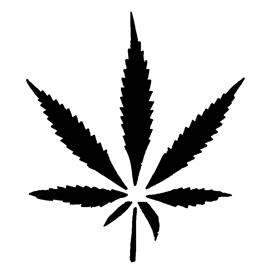 Outline Of Weed Symbol 