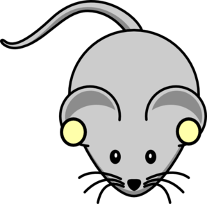 Rat With Pearl Earrings Clip Art