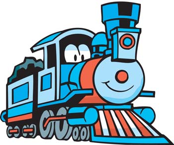 goods train clipart cartoon