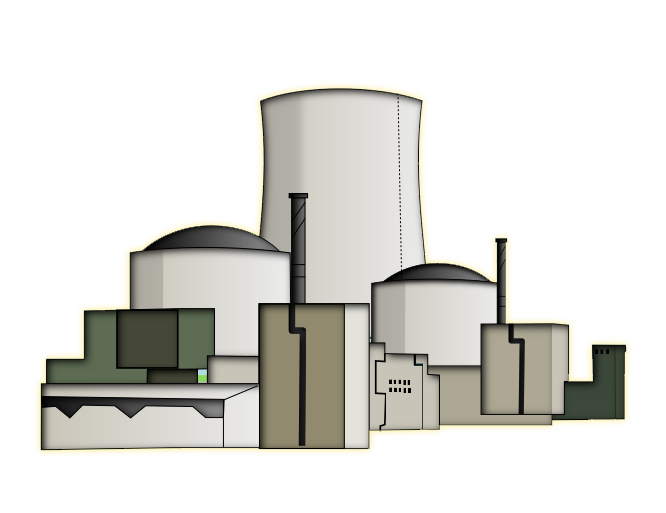 Free Nuclear Power Plant Clip Art