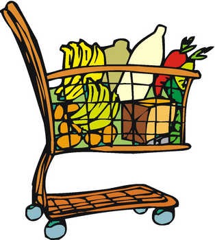 Grocery Cart Clipart