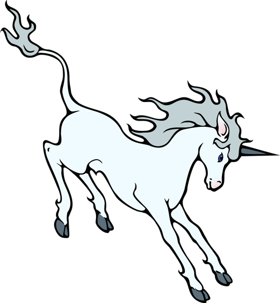 free animated unicorn clipart - photo #44
