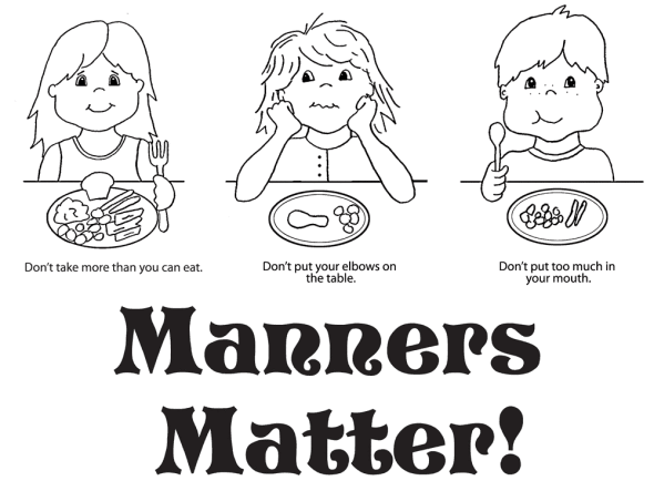 clipart of good manners - photo #30