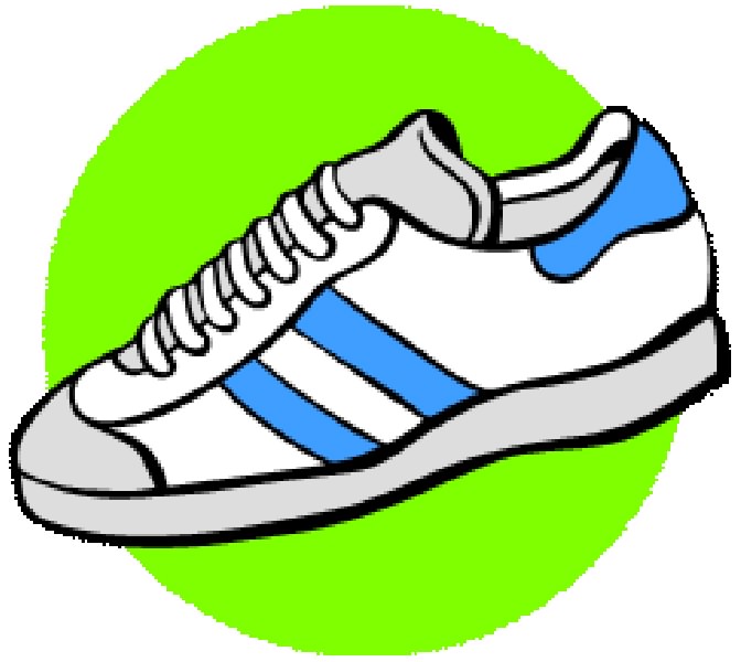 Running shoe print running duo clip art at clker vector clip image