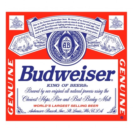 Budweiser logo Free vector for free download about