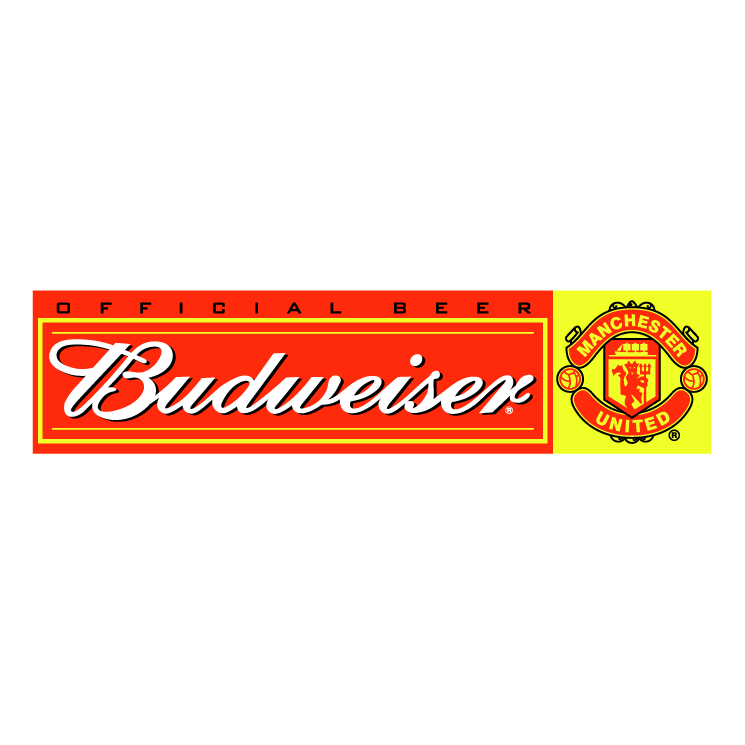 Budweiser manchester united Free Vector / 4Vector