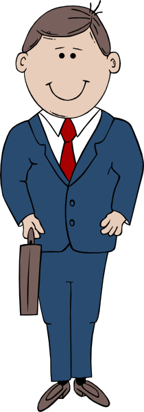 Man In Suit Clipart 