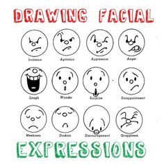 facial expressions clipart