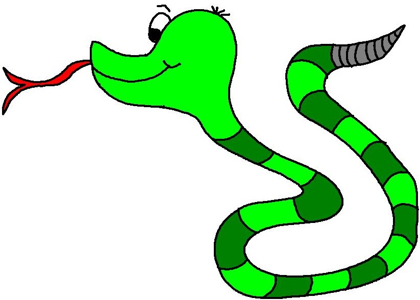 Cartoon snakes clip art 