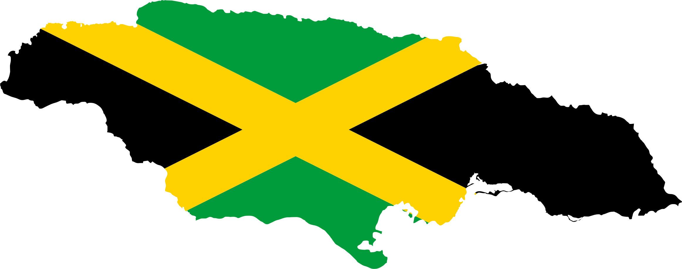 clipart jamaican flag - photo #2