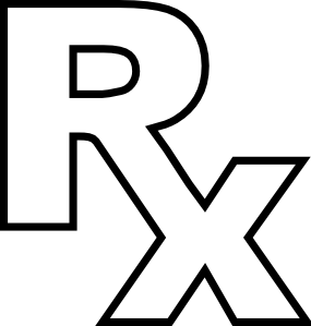 Rx Medicine Symbol Clip Art 