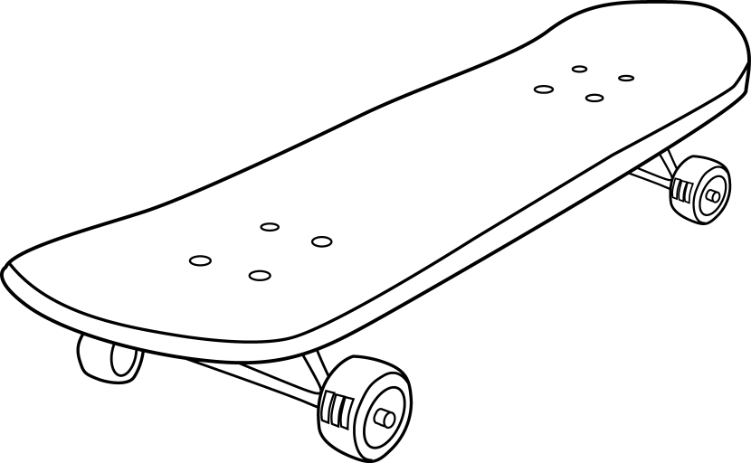 Skateboard Clipart 