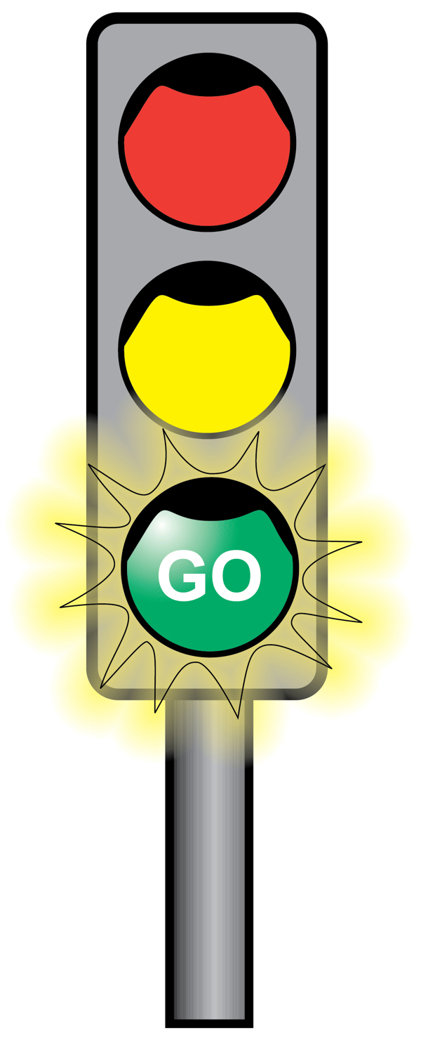 clipart stop light green - photo #33