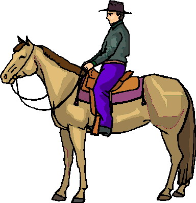 Clipart Horseback Riding