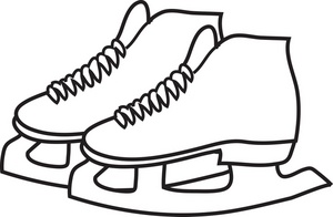 Skating skate competition clip art free vector image