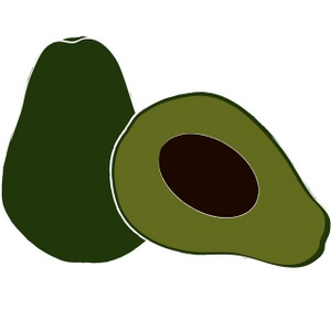Avocado Clipart 