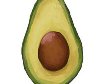 Popular items for avocado clip art 