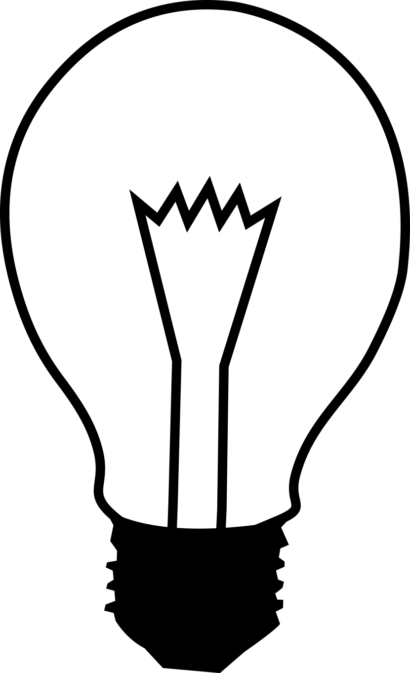 Lightbulb idea light bulb clip art free vector for free download