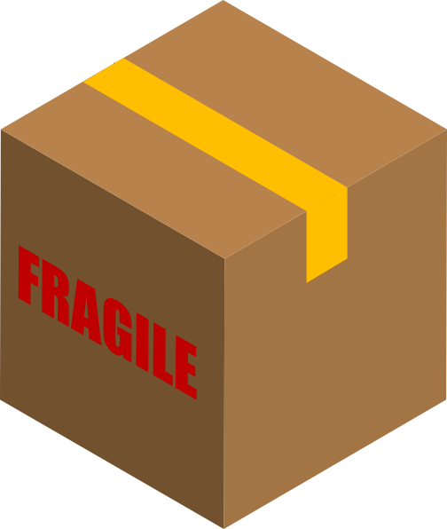 Fragile Box Carton Clip Art